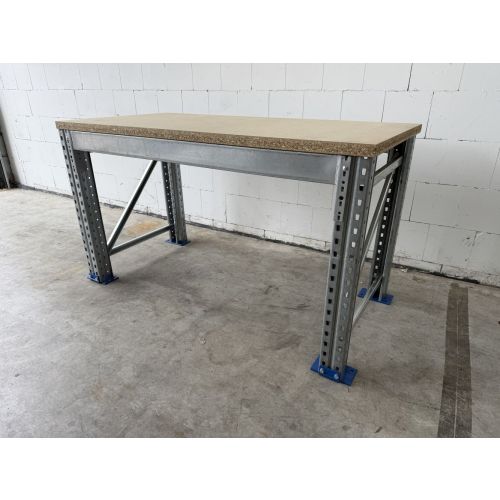 Werkbank Arbeitstisch Dexion Speedlock P90 gebraucht / Werkbankbreite: 1.665 mm / Höhe: 938 mm / Werkbanktiefe: 820 mm