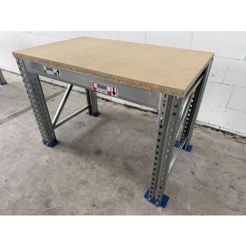 Werkbank Arbeitstisch Dexion Speedlock P90 gebraucht / Werkbankbreite: 1.350 mm / Höhe: 938 mm / Werkbanktiefe: 820 mm