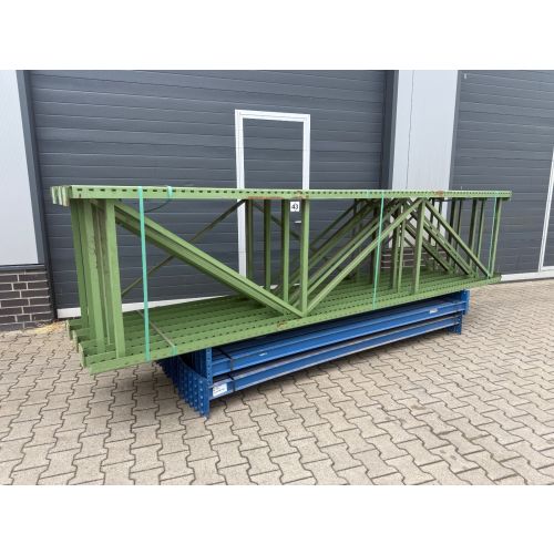 Palettenregalanlage Palettenregal, gebraucht | SSI Sch&auml;fer PR350 & PR400 | Regalst&auml;nder: 4.020 x 950 mm | Lichte Weite: 2.700 mm | Regall&auml;nge: 17,04 lfm.
