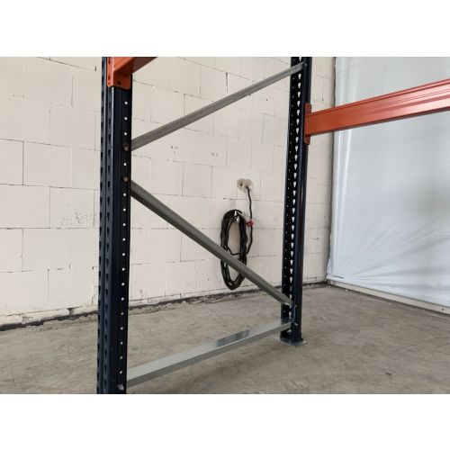 Fachwerkstrebe Fachwerk für Palettenregal, neu | Mecalux | U-Profil: 70 x 30 mm | Gesamtlänge: 1.052 mm