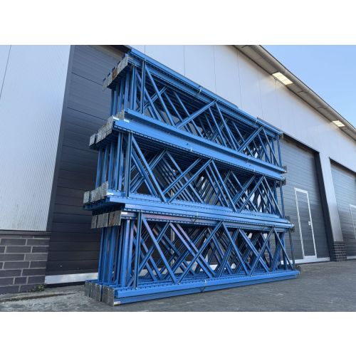 Palettenregalständer Regalständer gebraucht | Stow Pal Rack NS | PLFB 13 | Rahmenprofil: 85 x 65 x 2.0 mm | Ständerhöhe: 3.300 mm | Ständertiefe: 800 mm 