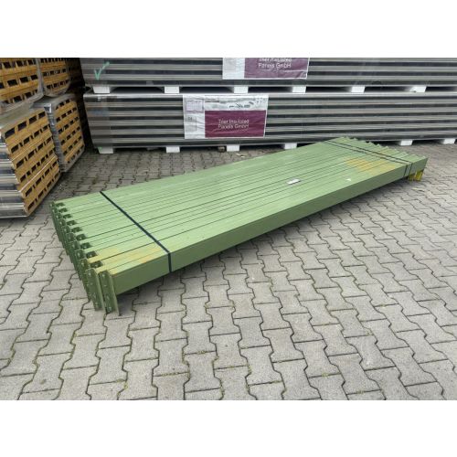 Palettenregaltraverse Traverse Palettenregal, gebraucht | Bito PL 38 | lichte Weite: 3.600 mm | K: 142 x 50 mm | Kopftraverse | gr&uuml;n | 3 HK