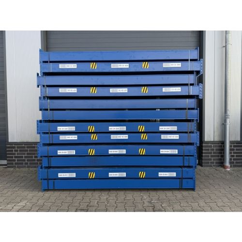 Palettenregaltraverse Traverse Palettenregal, gebraucht | SSI Schäfer PR600 | lichte Weite: 2.700 mm | Kastenprofil: 160 x 50 mm | RAL 5010 blau