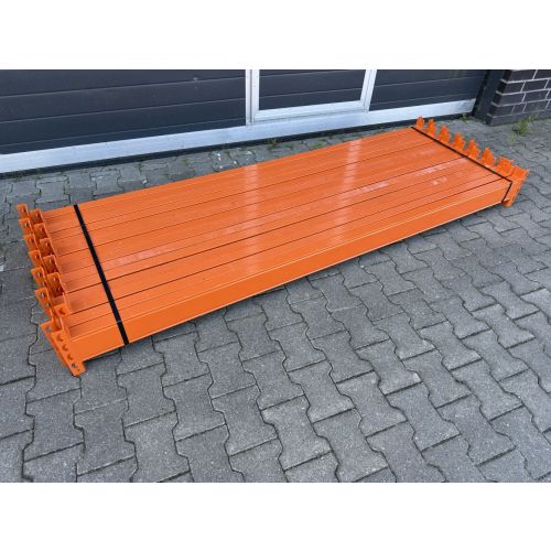 Palettenregaltraverse Traverse Palettenregal, gebraucht | Stow Pal Rack NS | lichte Weite: 2.300 mm | Kastenprofil: 125 x 50 mm | orange