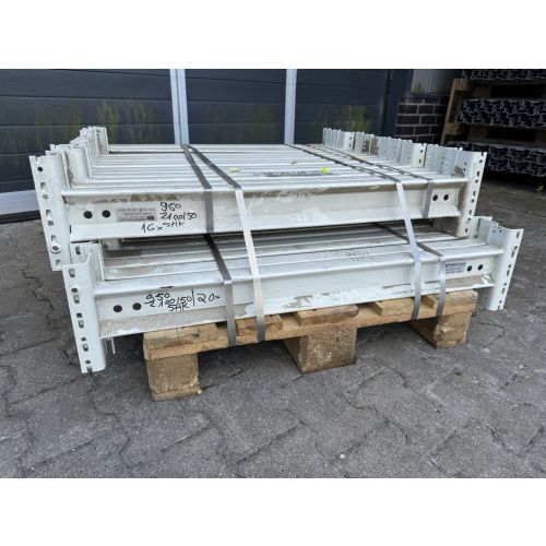 Palettenregaltraverse Traverse, gebraucht | Dexion (Hovik) P 90 | lichte Weite: 950 mm | I: 100 x 50 mm | weiß | 5 HK