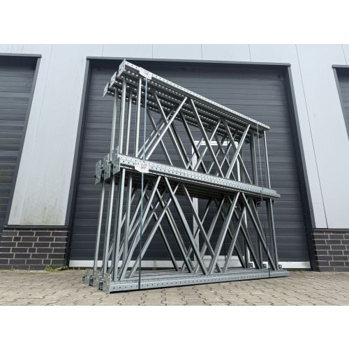 Palettenregalst&auml;nder Regalst&auml;nder Palettenregal, gebraucht | Meta (Thyssen) Multipal S | St&auml;nderh&ouml;he: 2.500 mm | St&auml;ndertiefe: 1.100 mm 