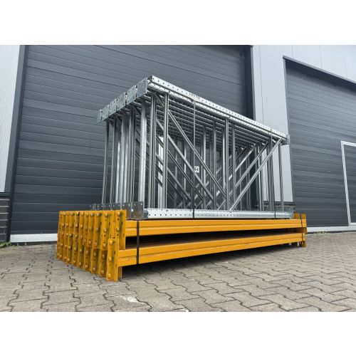 Palettenregalanlage Palettenregal, gebraucht | META Multipal S | Regalst&auml;nder: 2.200 x 1.100 mm | Lichte Weite: 2.700 mm | Regall&auml;nge: 30,72 lfm.