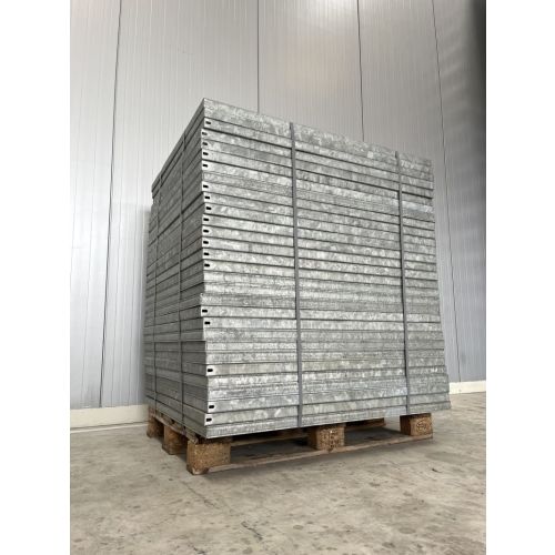 30x Pressrost Regalrost Gitterrost, gebraucht / Gesamtbreite: 1.190 mm / Gesamttiefe: 995 mm / MW 100 x 100 mm / Bezeichnung: K