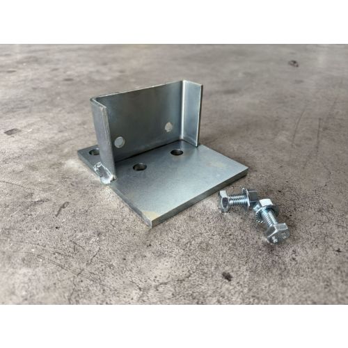 Fußplatte Fußplatten f. Palettenregal, neu | Stow Pal Rack NS | für 100 mm Rahmenprofil | sendzimir verzinkt