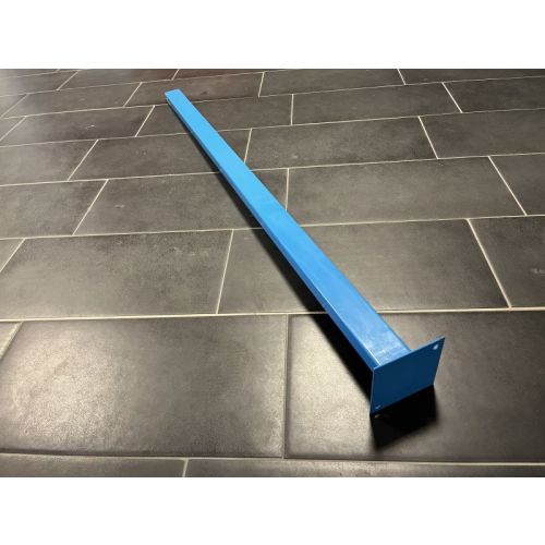 St&uuml;tzpfosten U-Profil / gebraucht  / Gesamtl&auml;nge 1.660 mm / U-Profil: 70 x 30 mm / blau