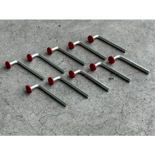 10x Sicherungsstifte, neu / für Palettenregal Hochregal Schwerlastregal /  Dexion P90