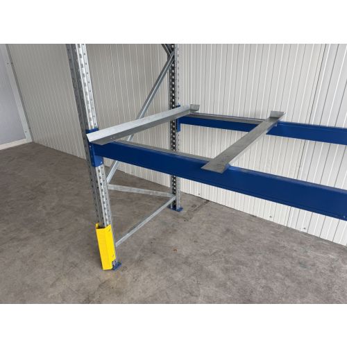Tiefenstegrahmen f. Palettenregale, neu / Inkl. Durchschubsicherung / passend für Ständertiefe: 1.100 mm // Anzahl: wählbar  