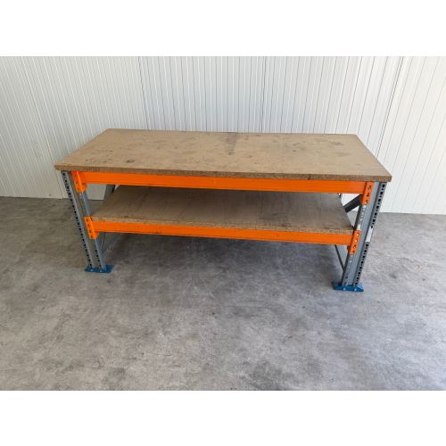 Werkbank Arbeitstisch, gebraucht | Nedcon NS | Werkbankbreite: 2.190 mm | Werkbanktiefe: 900 mm | Werkbankhöhe: 938 mm 