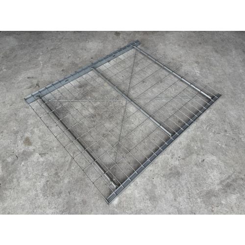Drahtgitterfachboden f&uuml;r Fachbodenregale, gebraucht | Meta Clip | f. St&auml;ndertiefe: 800 mm | Gesamtbreite: 1.000 mm | Gesamttiefe: 800 mm | Gesamth&ouml;he: 40 mm | Maschenweite: 95 x 50 mm | sendzimir verzinkt