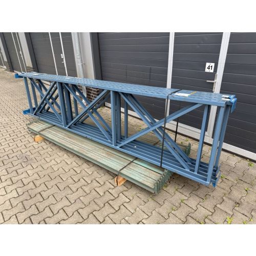 Palettenregalanlage Regalanlage, gebraucht | Hovuma | Regalst&auml;nder: 3.930 x 870 mm | Lichte Weite: 2.880 mm | Regall&auml;nge: 12,45 lfm.