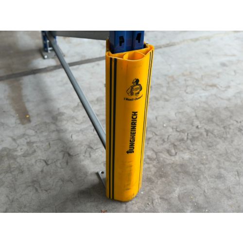 Ständerschutz Pfostenschutz Rammschutz, gebraucht | A-Safe | passend für Rahmenprofil: 102 mm | Gesamthöhe: 600 mm | gelb