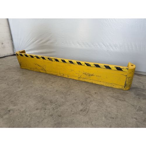 Anfahrschutzleitplanke Anfahrschutz Palettenregal, gebraucht / für Doppelregalreihen / Gesamtlänge: 2.700 mm / f. Regaltiefe 2.400 mm 