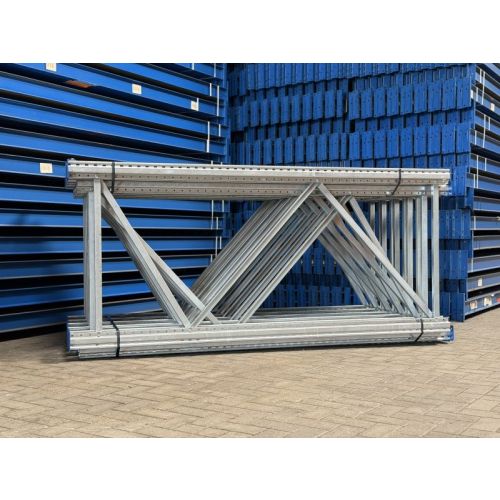 Palettenregalständer Regalständer Palettenregal, gebraucht | SSI Schäfer PR600 | Ständertyp: P215 | Ständerhöhe: 2.500 mm | Ständertiefe: 1.100 mm | sendzimir verzinkt