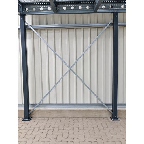 Kreuzverband für Lagerbühne