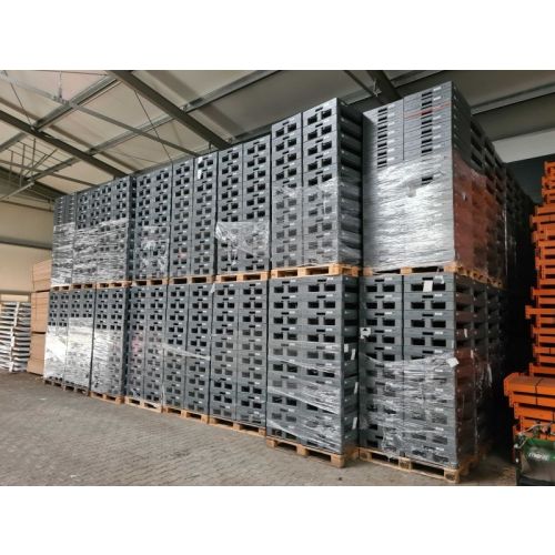 Faltbox Klappbox Palette Kiste gebraucht / SSI Schäfer / Typ: FK8450VS01- KU600 PP / 800 x 600 x 550 mm (LxBxH) / eisengrau / Menge frei wählbar