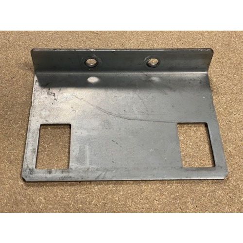 Halter f. Durchschubsicherung Agraffenwinkel Konsole / SLP / Länge: 200 mm / Öffnung: 52 x 32 mm