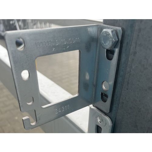 Halter f. Durchschubsicherungen Agraffenwinkel / BITO Pro / Tiefe: 93 mm / Breite: 93 mm / Ausführung: rechts