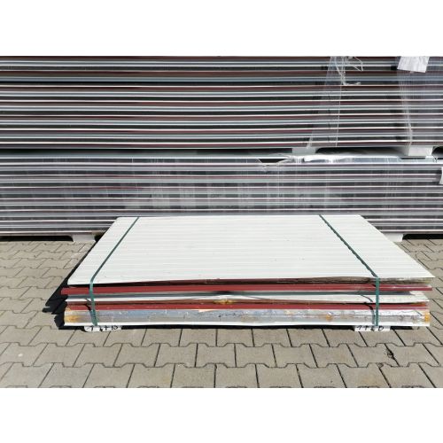 Sandwichplatten 40 mm Dach II. Wahl RAL 8012 Paket 17B