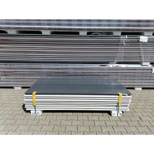 Sandwichplatten 40 mm Wand II. Wahl RAL 7016 Anthrazit Paket 23B