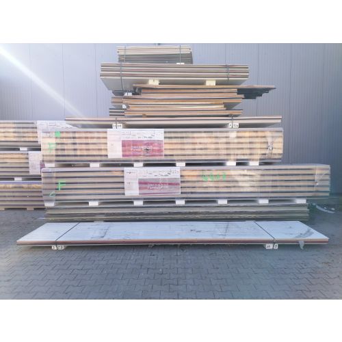 Sandwichplatten 30 mm Dach II. Wahl RAL 3009 Oxidrot Paket 35B