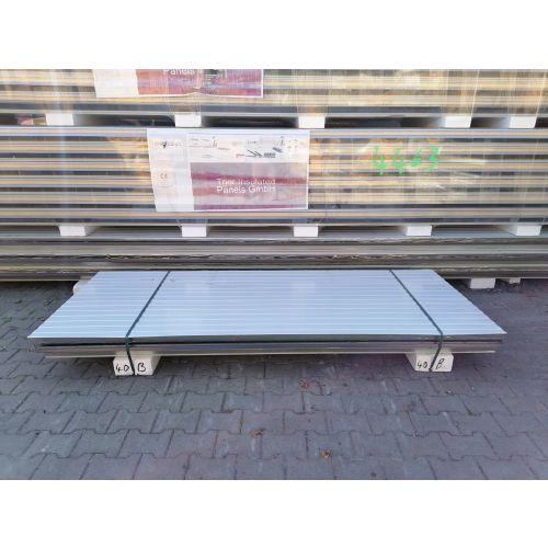 Sandwichplatten 60 mm Dach II. Wahl RAL 7016 Paket 40B