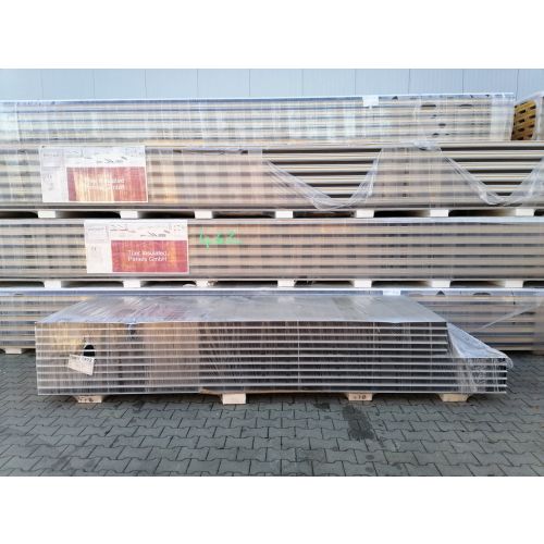 Sandwichplatten 60 mm Wand II. Wahl RAL 9002 Paket 47B