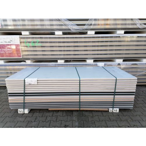 Sandwichplatten 40 mm Wand II. Wahl weiß Paket 54B