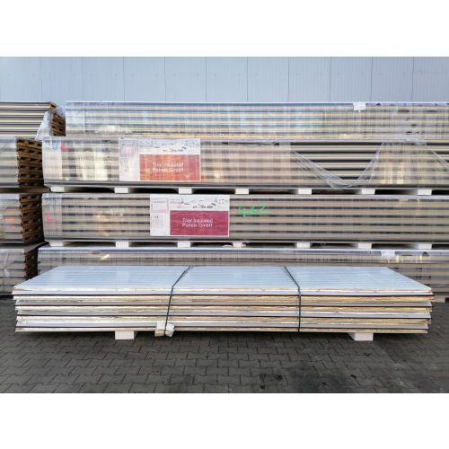 Sandwichplatten 40 mm Dach II. Wahl RAL 8012 Paket 55B