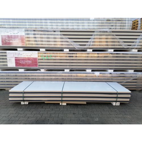 Sandwichplatten 40 mm Dach II. Wahl RAL 7016 Paket 61B