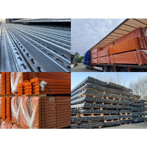 Palettenregalanlage Palettenregal neu & gebraucht / Stow Pal Rack NS / Regalständer: 4.700 mm x 1.100 mm / Lichte Weite: 2.700 mm / Regallänge: Auswählbar  