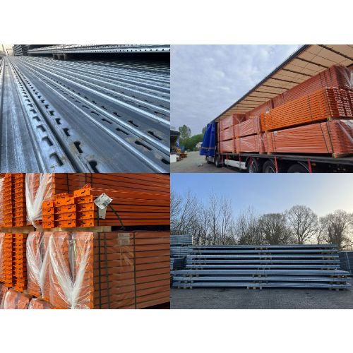 Palettenregalanlage Palettenregal neu & gebraucht / Stow Pal Rack NS / Regalständer: 2.300 mm x 1.500 mm / Lichte Weite: 2.700 mm / Regallänge: Auswählbar