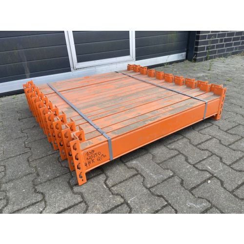 Palettenregaltraverse Traverse Palettenregal, gebraucht / Stow Pal Rack NS / 1.000 mm / K: 125 x 50 mm / orange / 4 HK
