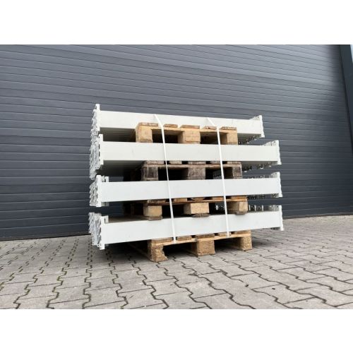 Palettenregaltraverse Traverse Palettenregal, gebraucht / Tegometall CI / 1.400 mm / K: 130 x 50 mm / weiß