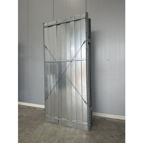 Rückwand für Fachbodenregal Fachboden Magazinregal, gebraucht | SSI Schäfer R 3000 | für Rahmenhöhe: 2.278 mm | für Feldbreite: 1.282 mm  (3 Stück je Feld) | sendzimir verzinkt