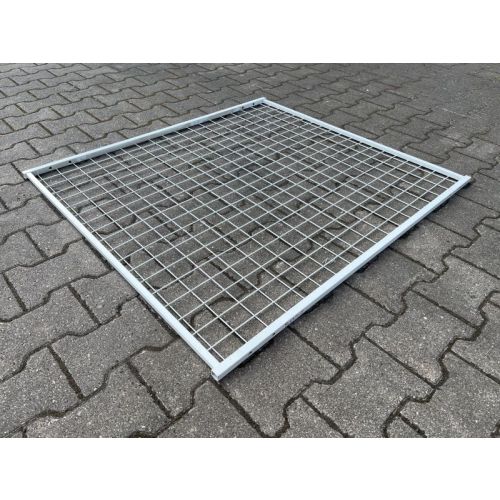 Rückwandgitter, gebraucht / 1.100 x 1.000 mm / cremeweiß 