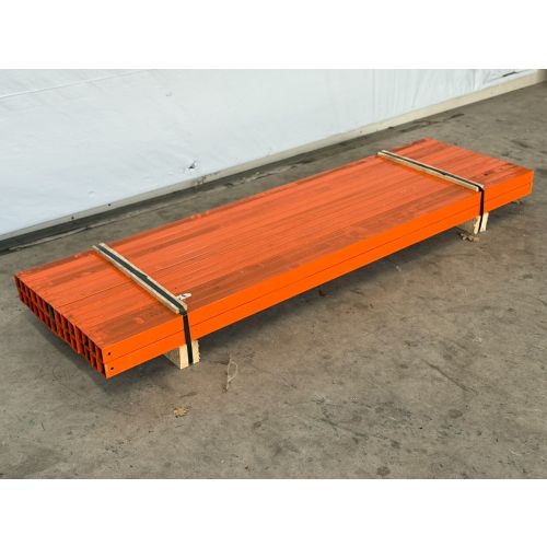 Rechteckrohr Stahlrohr Stahlträger Stahl, gebraucht |  Gesamtlänge: ca. 1.980 mm | orange