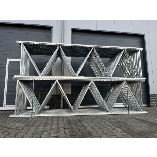Palettenregalständer Regalständer Palettenregal, gebraucht | Arestant NS | 4.500 x 1.200 mm | Rahmenprofilabm.: 80 x 68 x 1.5 mm | sendz. verzinkt