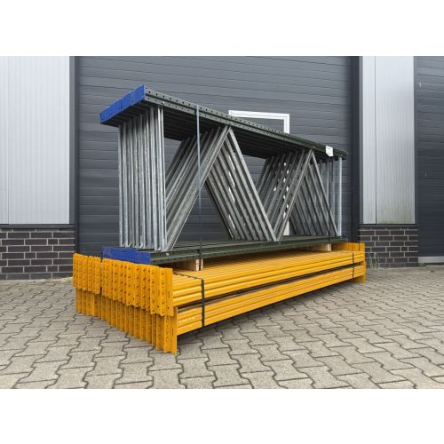 Palettenregalanlage Palettenregal, gebraucht | Jung Heinrich Esmena | Regalständer: 2.710 x 1.050 mm | Lichte Weite: 2.707 mm | Regallänge: 19,56 lfm.