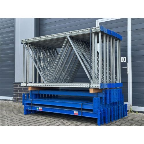 Palettenregalanlage Palettenregal, gebraucht | SSI Schäfer | Regalständer: 2.000 x 1.050 mm | Lichte Weite: 1.800 mm | Regallänge: 24,45 lfm. 