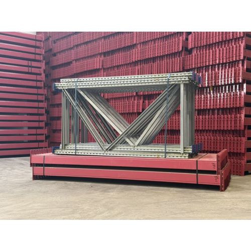 Palettenregalanlage Palettenregal, gebraucht | SSI Schäfer PR 600 | Regalständer: 2.000 x 1.050 mm | Lichte Weite: 2.700 mm | Regallänge: Auswählbar