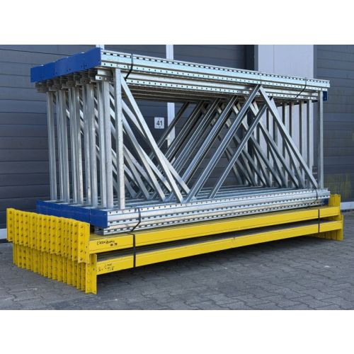 Palettenregalanlage Palettenregal, gebraucht | SSI Schäfer | Regalständer: 2.500 x 1.100 mm | Lichte Weite: 2.700 mm | Regallänge: 25,50 lfm.