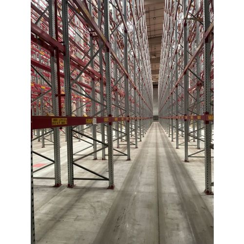 Palettenregalanlage Palettenregal, gebraucht | SSI Schäfer PR 600 | Regalständer: 8.000 x 1.100 mm | Lichte Weite: 2.700 mm | Regallänge: Auswählbar
