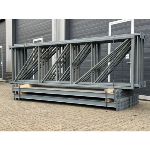 Palettenregalanlage Palettenregal, gebraucht | SLP | Regalständer: 3.720 x 1.100 mm | lichte Weite: 3.000 mm | Regallänge: 21,64 lfm.