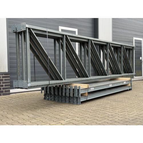 Palettenregalanlage Palettenregal, gebraucht | SLP | Regalständer: 5.400 x 1.100 mm | lichte Weite: 3.000 mm | Regallänge: 15,48 lfm.