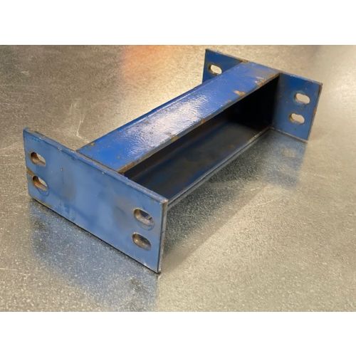 Regalverbinder, gebraucht / Vogelsang NS / lichte Weite 250 mm / Profilabm.: U 62 x 45 mm / blau 